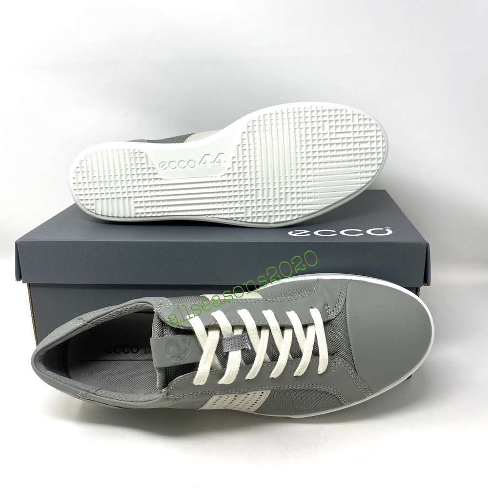 🌿SALE🌿 ECCO Wild Dove Shadow Grey Men’s Sneakers Size 858634 56664 - Picture 4 of 9